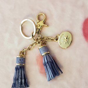 Brahmin Double Croc Tassel Keychain Bag charm